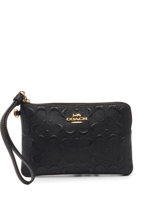 Coach Signature embossed mini bag - Black