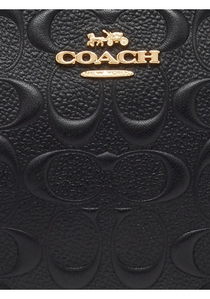 Coach Signature embossed mini bag - Black