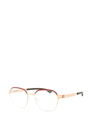 Ic! Berlin Theda geometric-frame glasses - Pink
