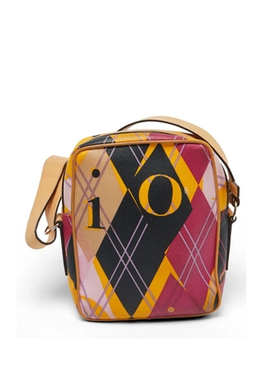 Christian Dior Pre-Owned graphic-print shoulder bag - Yellow