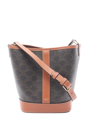 Celine Pre-Owned Triomphe bucket bag - Brown