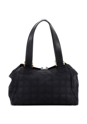 CHANEL Pre-Owned Travel Line Nylon Medium shoulder bag - Black