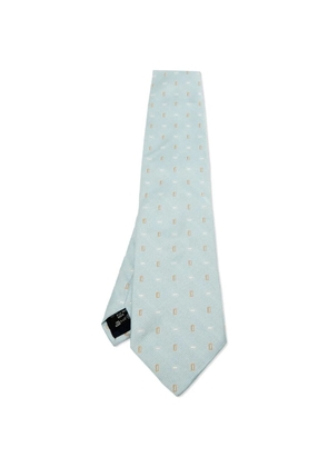 Ermenegildo Zegna Vintage patterned silk tie - Blue
