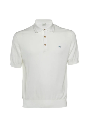 Etro Pre-Owned cotton polo shirt - White
