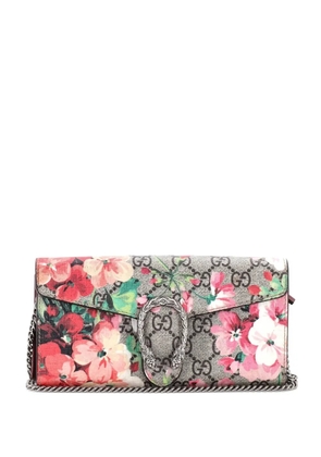 Gucci Pre-Owned Dionysus Chain Wallet Blooms Print GG Coated Canvas Long clutch bag - Brown