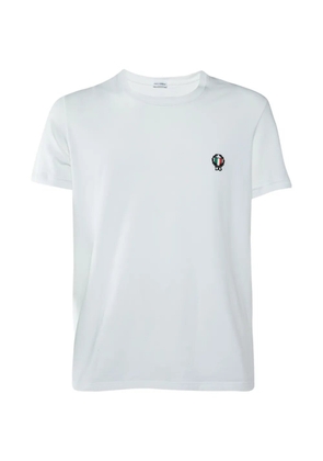 Dolce & Gabbana Pre-Owned logo embroidered T-shirt - White