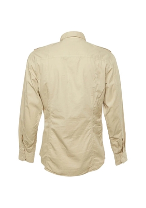 Prada Pre-Owned button-front flap-pocket shirt - Neutrals