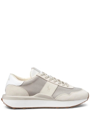 Polo Ralph Lauren panelled lace-up sneakers - Neutrals