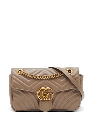 Gucci Pre-Owned GG Marmont matelassé shoulder bag - Brown