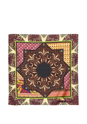 Etro Pre-Owned printed silk handkerchief - Brown
