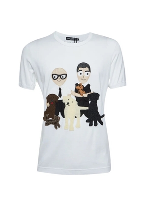 Dolce & Gabbana Pre-Owned DG Family appliqué T-shirt - White