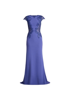 Tadashi Shoji Vicente embroidered maxi dress - Purple