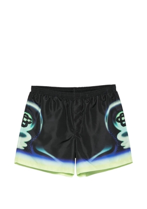 Casablanca graphic-print swimshort - Black