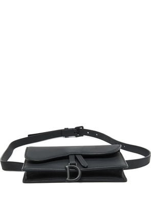 Christian Dior Pre-Owned 2019 Saddle leather belt bag - Black
