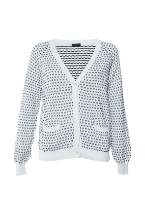 JOSEPH textured button-front cardigan - White