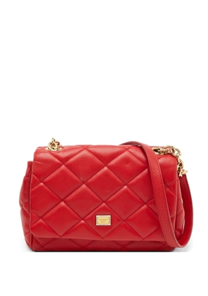 Dolce & Gabbana Pre-Owned small Miss Kate quilted leather shoulder bag - Red