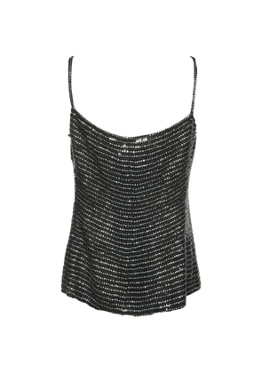 Emporio Armani Pre-Owned sequin-embellished silk tank top - Black