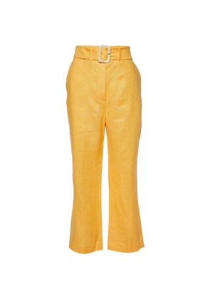 Nanushka linen trousers - Yellow