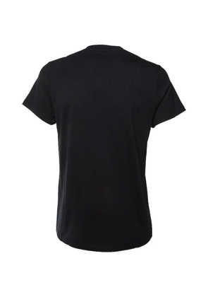 Loewe Pre-Owned anagram-embroidery T-shirt - Black
