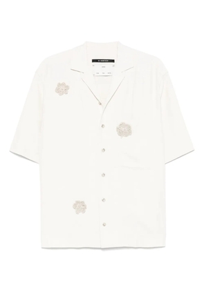 Song For The Mute Daisy-appliqué shirt - Neutrals