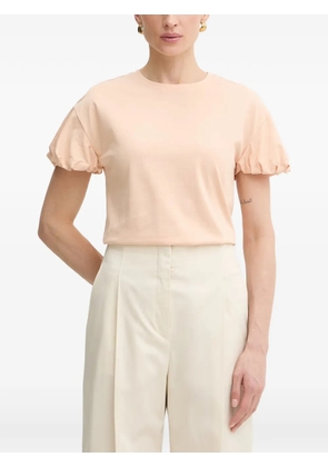 TWINSET puff-sleeve T-shirt - Pink