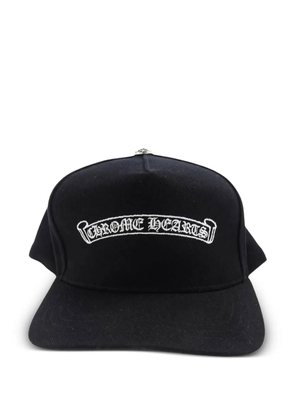 Chrome Hearts embroidered Scroll baseball hat - Black