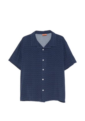 Missoni zigzag-print shirt - Blue