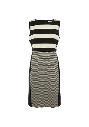 Max Mara striped knit dress - Black