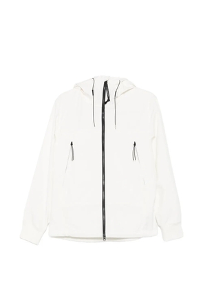 C.P. Company Goggle-detail hooded jacket - White