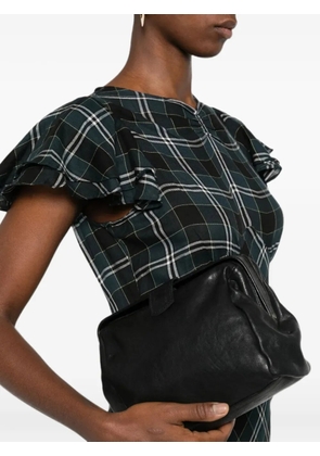 SOMMET Luma leather shoulder bag - Black