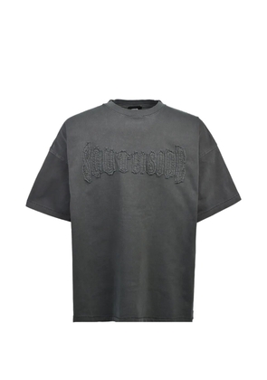 BREATH distressed-patchwork T-shirt - Black