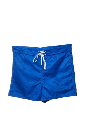 Louis Vuitton Pre-Owned monogram-pattern swim shorts - Blue