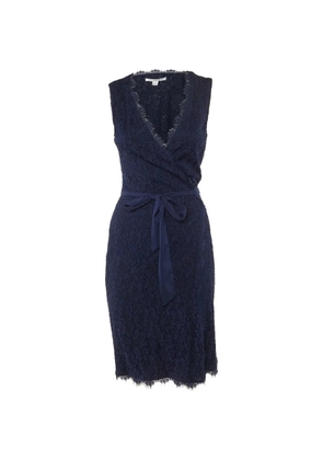 DVF Diane von Furstenberg Julianna lace wrap dress - Blue