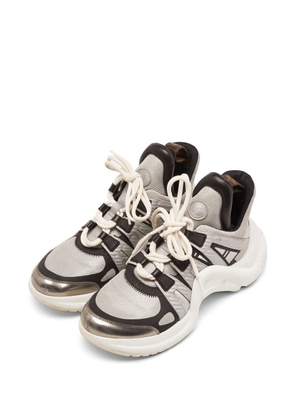 Louis Vuitton Pre-Owned lace-up sneakers - Silver