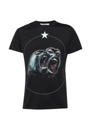Givenchy Pre-Owned Monkey Brothers print T-shirt - Black