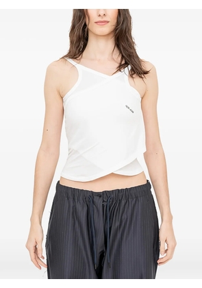 FAÇON JACMIN Thimotee crossover tank top - White
