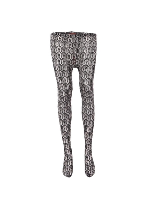 Missoni Pre-Owned patterned lurex-knit stockings - Black