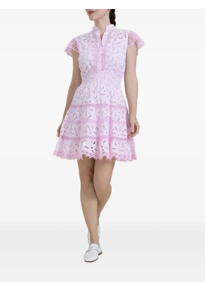 Temptation Positano Liri broderie-anglaise mini dress - Pink
