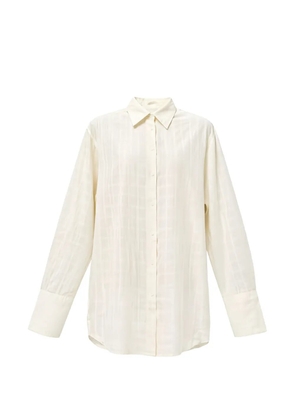 ASPESI check-pattern button-down shirt - Neutrals