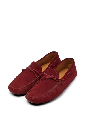 Tod's Vintage Gommino suede loafers - Red