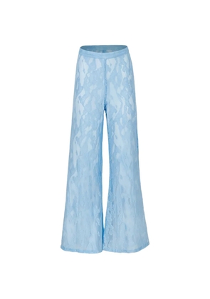 Baobab Porto sheer-lace trousers - Blue