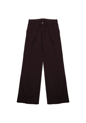 Nine In The Morning pleated wide-leg trousers - Brown