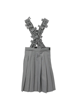 Comme Des Garçons Girl houndstooth-pattern midi dress - Black