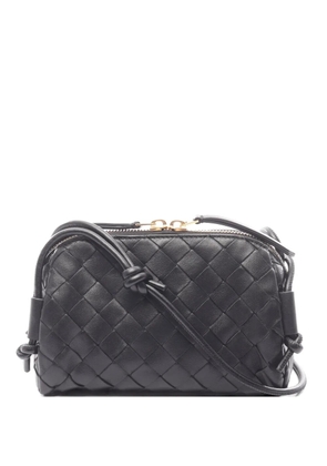 Bottega Veneta Pre-Owned 2010s Intrecciato leather shoulder bag - Black
