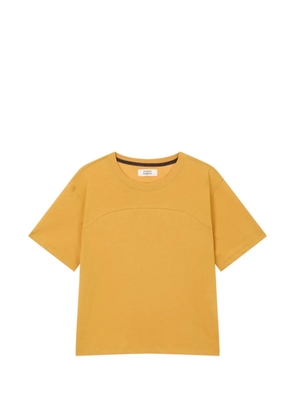 TOMBOY embroidered back-seam T-shirt - Yellow