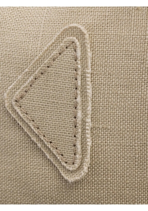 Prada linen baseball cap - Neutrals