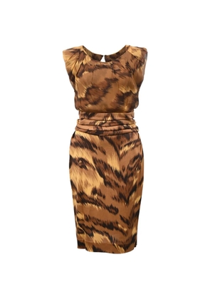 Diane Von Furstenberg Vintage Jamilla printed dress - Brown