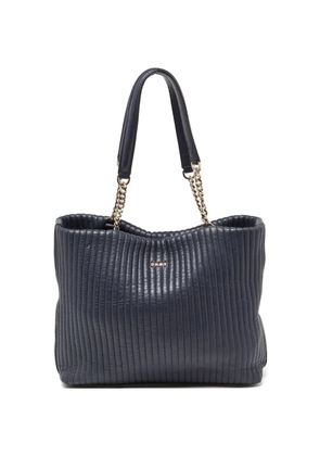 DKNY quilted chain tote bag - Blue