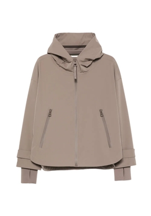 Marc O'Polo hooded zip-up jacket - Brown