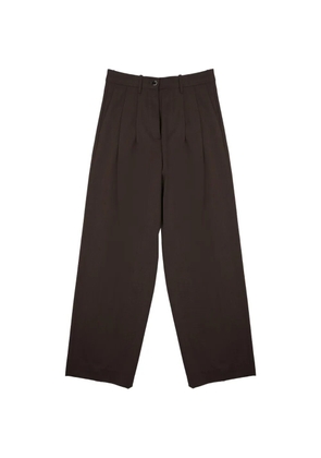 Nine In The Morning pleated wide-leg trousers - Brown